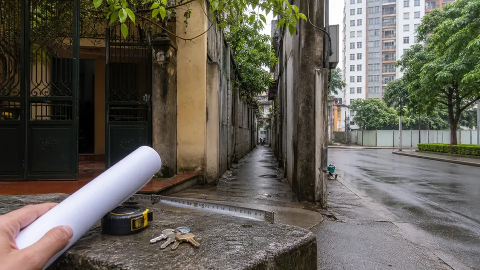 Giá Nhà Đất Và Căn Hộ Quận Đống Đa: Mặt Tiền/Phố, Ngõ Hẻm — hình minh họa công chứng