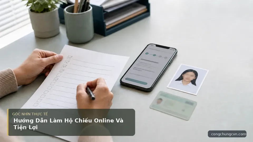 Chi tiết minh họa công chứng trong bài Hướng Dẫn Làm Hộ Chiếu Online Và Tiện Lợi