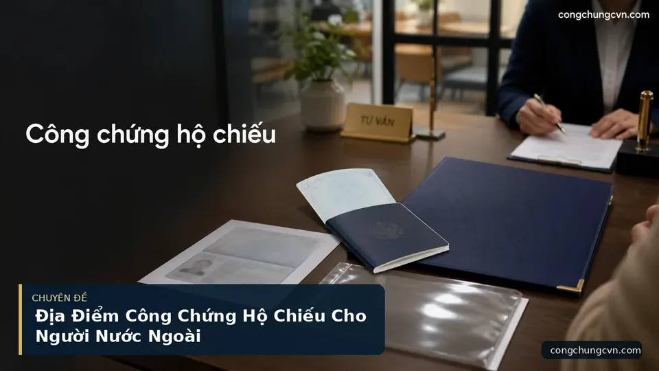 Địa Điểm Công Chứng Hộ Chiếu Cho Người Nước Ngoài