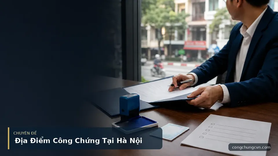 Địa Điểm Công Chứng Tại Hà Nội