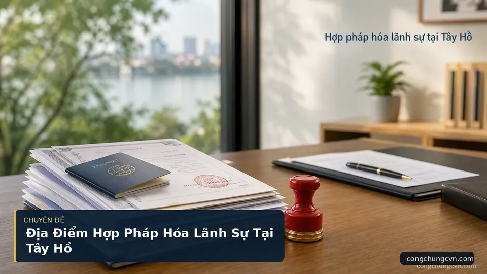 Địa Điểm Hợp Pháp Hóa Lãnh Sự Tại Tây Hồ