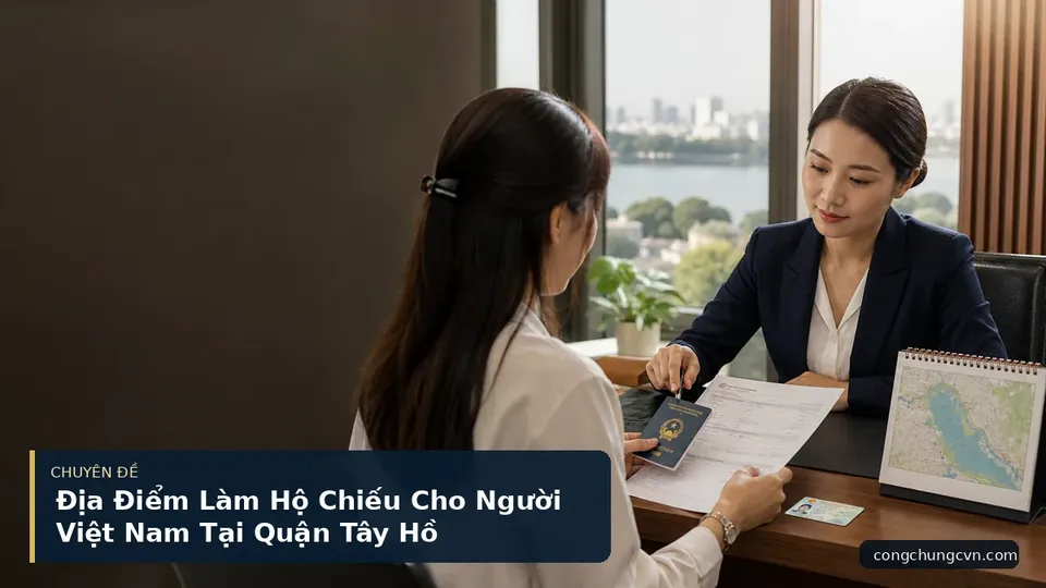 Địa Điểm Làm Hộ Chiếu Cho Người Việt Nam Tại Quận Tây Hồ