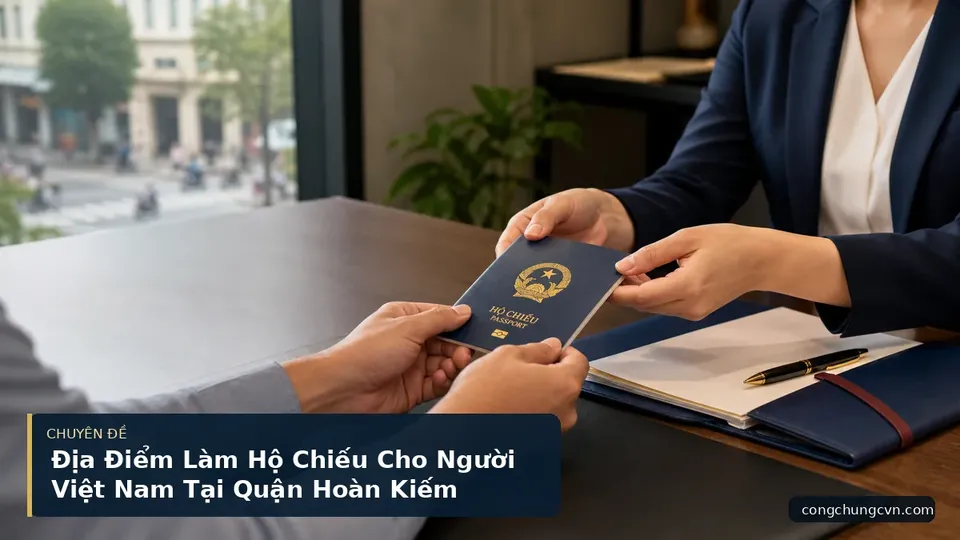 Địa Điểm Làm Hộ Chiếu Cho Người Việt Nam Tại Quận Hoàn Kiếm