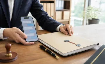 Lập vi bằng tin nhắn trong giao dịch đặt cọc: hồ sơ và lưu ý