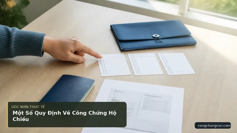 Chi tiết minh họa công chứng trong bài Một Số Quy Định Về Công Chứng Hộ Chiếu
