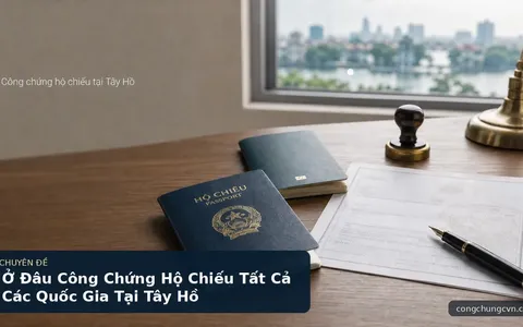 Ở Đâu Công Chứng Hộ Chiếu Tất Cả Các Quốc Gia Tại Tây Hồ