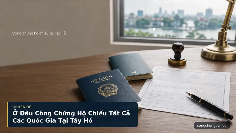 Ở Đâu Công Chứng Hộ Chiếu Tất Cả Các Quốc Gia Tại Tây Hồ
