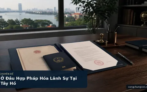 Ở Đâu Hợp Pháp Hóa Lãnh Sự Tại Tây Hồ