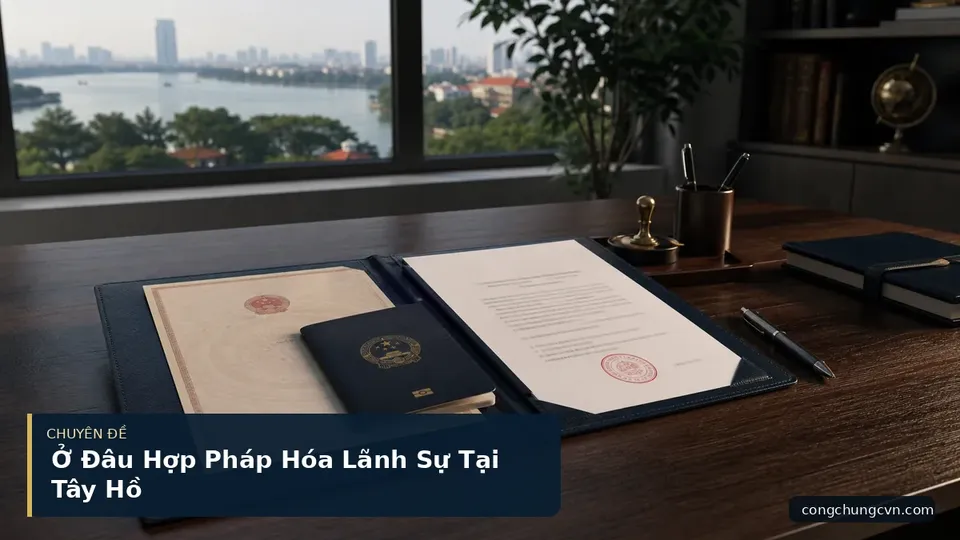 Ở Đâu Hợp Pháp Hóa Lãnh Sự Tại Tây Hồ