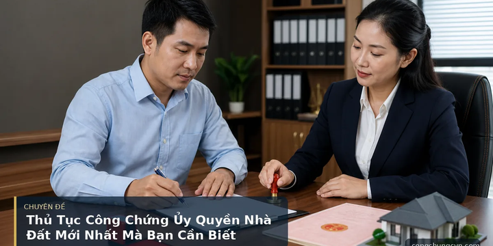 Thủ Tục Công Chứng Ủy Quyền Nhà Đất Mới Nhất Mà Bạn Cần Biết — ảnh bìa