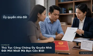 Thủ Tục Công Chứng Ủy Quyền Nhà Đất Mới Nhất Mà Bạn Cần Biết
