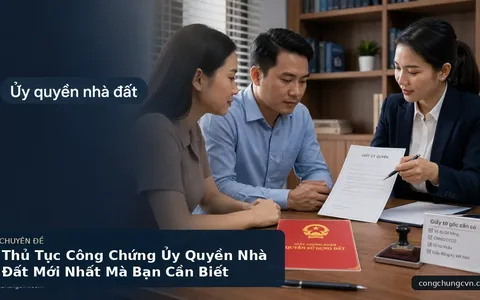 Thủ Tục Công Chứng Ủy Quyền Nhà Đất Mới Nhất Mà Bạn Cần Biết