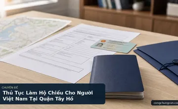 Thủ Tục Làm Hộ Chiếu Cho Người Việt Nam Tại Quận Tây Hồ