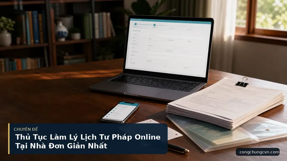 Thủ Tục Làm Lý Lịch Tư Pháp Online Tại Nhà Đơn Giản Nhất