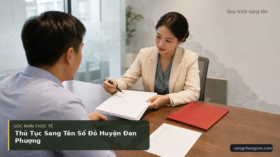 Chi tiết minh họa công chứng trong bài Thủ Tục Sang Tên Sổ Đỏ Huyện Đan Phượng