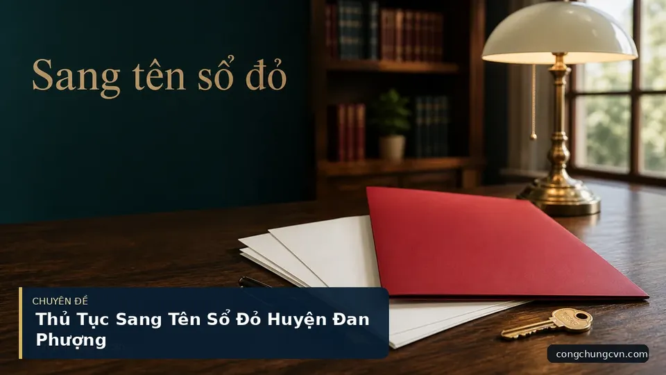 Thủ Tục Sang Tên Sổ Đỏ Huyện Đan Phượng