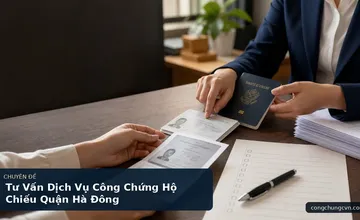 Tư Vấn Dịch Vụ Công Chứng Hộ Chiếu Quận Hà Đông