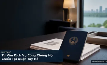Tư Vấn Dịch Vụ Công Chứng Hộ Chiếu Tại Quận Tây Hồ