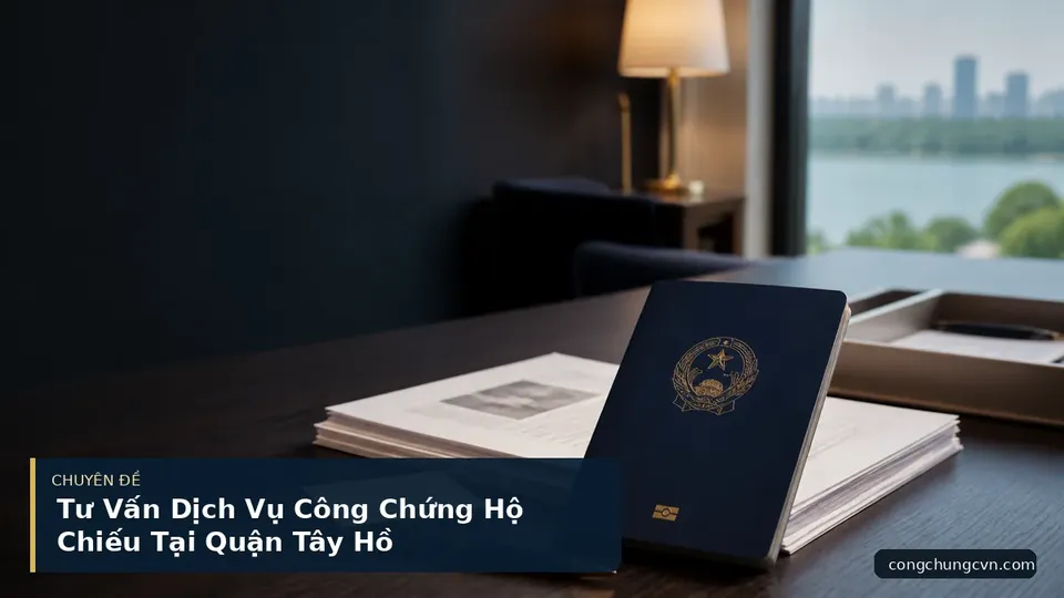 Tư Vấn Dịch Vụ Công Chứng Hộ Chiếu Tại Quận Tây Hồ