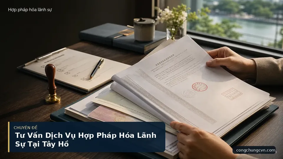 Tư Vấn Dịch Vụ Hợp Pháp Hóa Lãnh Sự Tại Tây Hồ