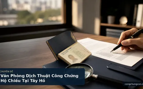 Văn Phòng Dịch Thuật Công Chứng Hộ Chiếu Tại Tây Hồ