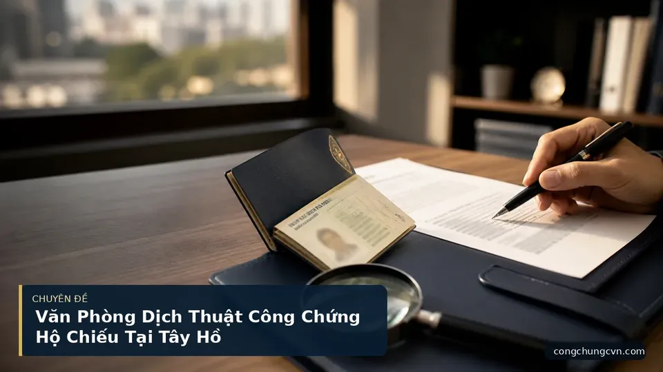 Văn Phòng Dịch Thuật Công Chứng Hộ Chiếu Tại Tây Hồ