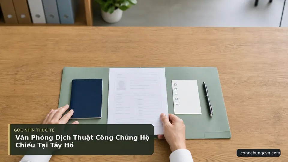 Văn Phòng Dịch Thuật Công Chứng Hộ Chiếu Tại Tây Hồ — hình minh họa dịch thuật