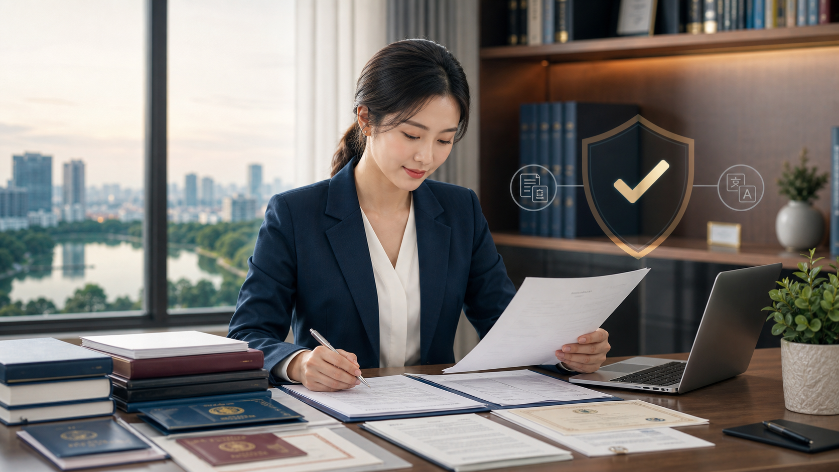 Dịch thuật công chứng tại Hà Nội: kiểm tra hồ sơ và bản dịch