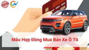mẫu hợp đồng mua bán xe ô tô