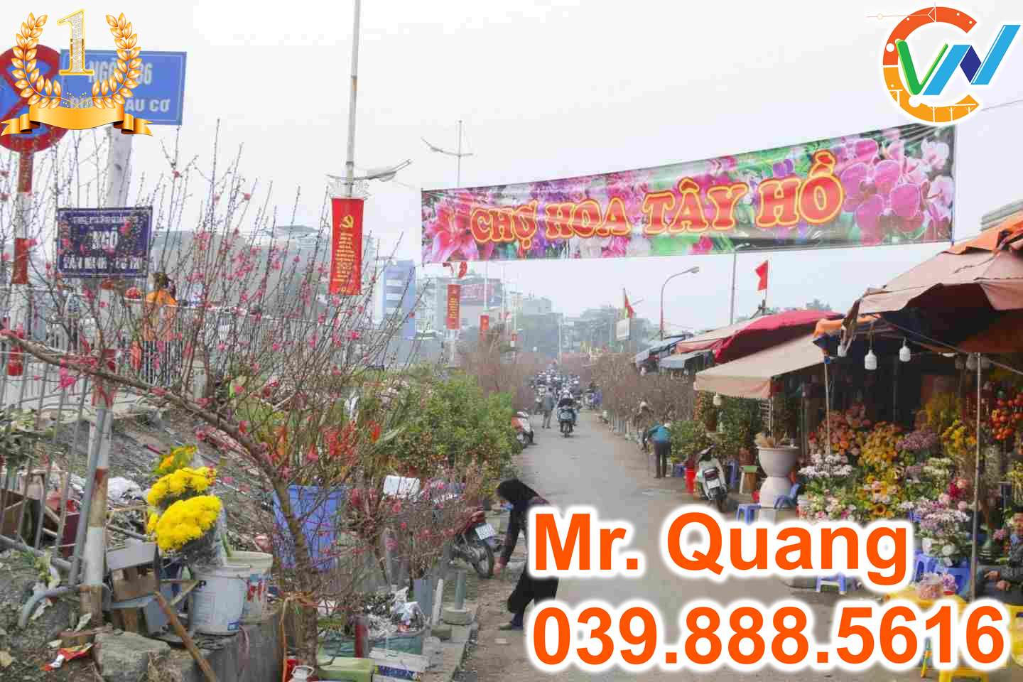 Chợ Hoa Quảng An Tây Hồ