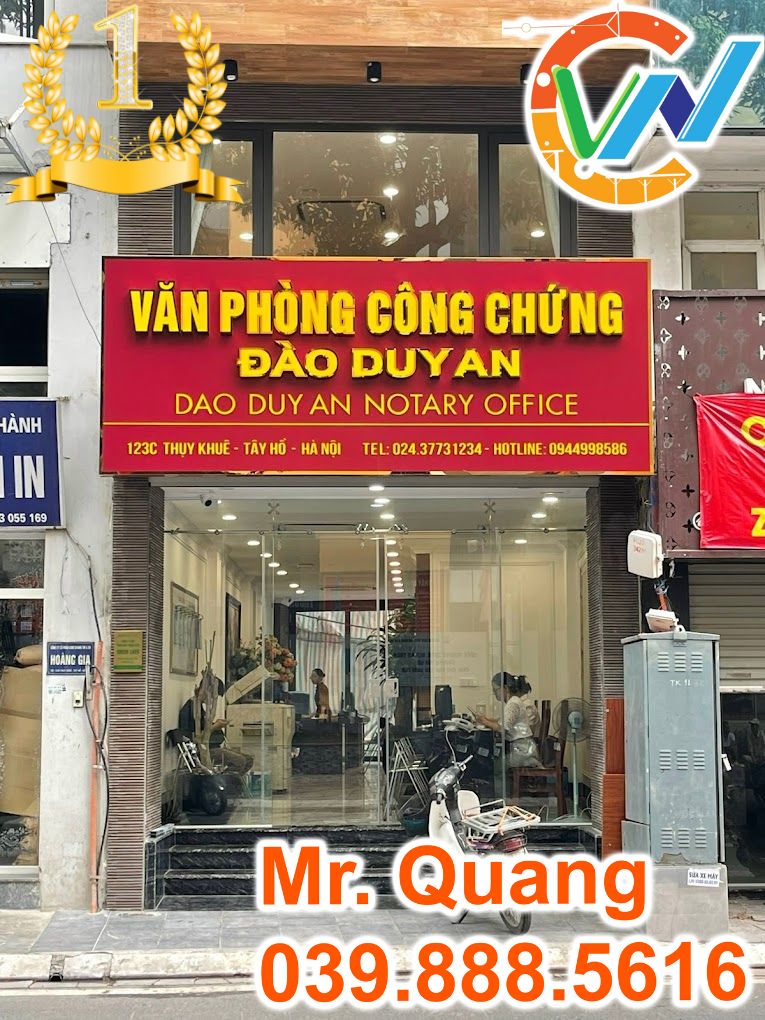 Top 7 Văn Phòng Công Chứng Làm Di Chúc Tại Tây Hồ 3 van phong cong chung dao duy an
