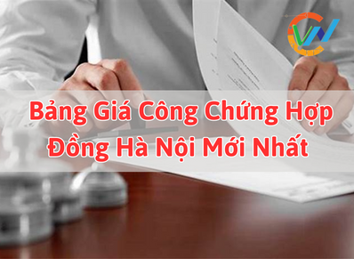 Bang gia cong chung hop dong