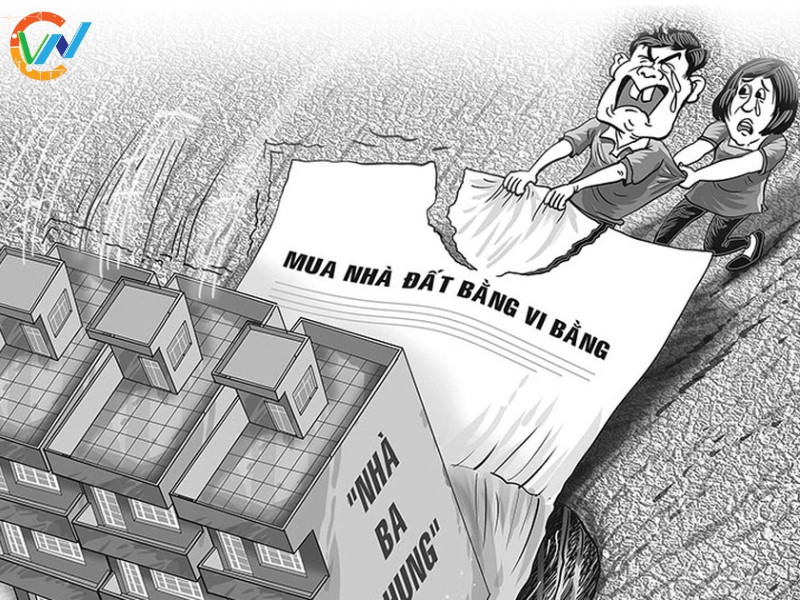 Vì Sao Nhiều Người Mua Đất Bằng Vi Bằng? Thực Trạng, Rủi Ro & Lưu Ý 4 Mua đất bằng vi bằng tiềm ẩn rủi ro lớn vì giao dịch không được pháp luật công nhận